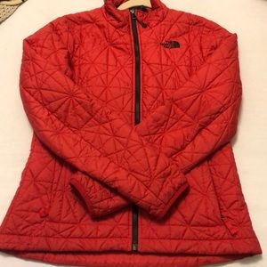 NorthFace red down jacket